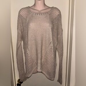 Monoreno. Women's Cream Sweater. Size L